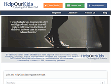 Tablet Screenshot of helpourkidsinc.org